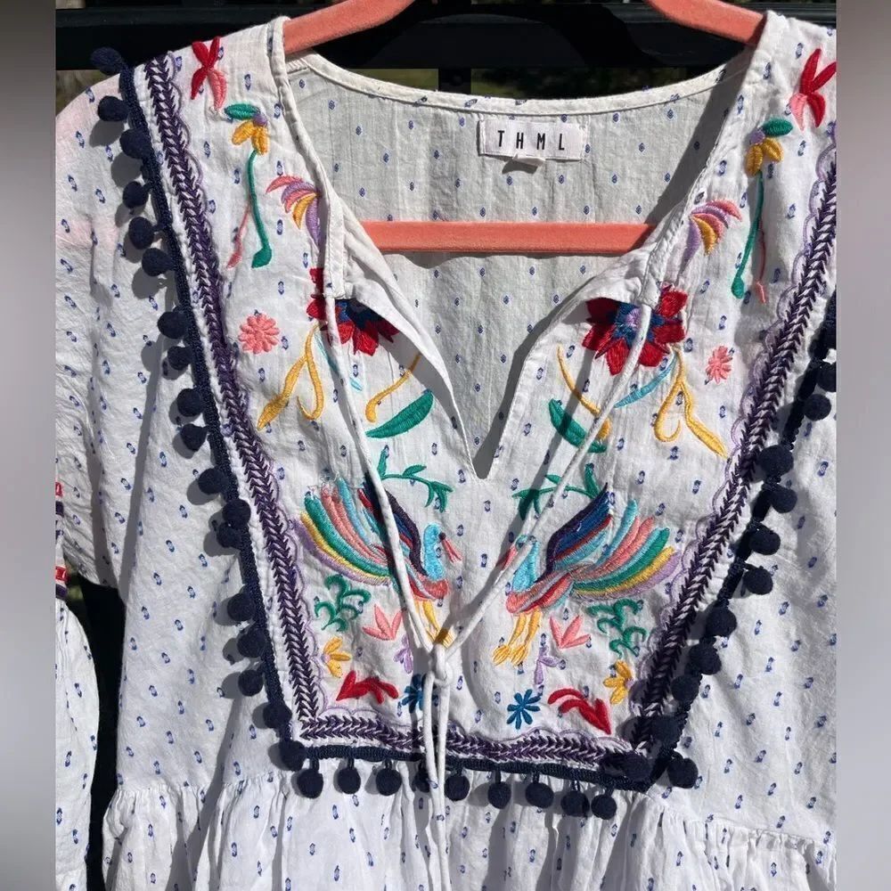 THML Cotton Embroidered Tunic - Picture 7 of 7